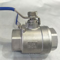 Bundor 3 inch screwed end ball valve npt 2PC ball valve for water